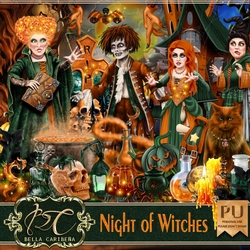 Night Of Witches, kit from Bella Caribena