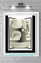 Sewing machine book folding pattern