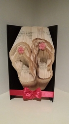 A Pair of flip flop[s book folding pattern