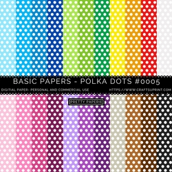Polka Dot Seamless Pattern - 12inch x 12inch
