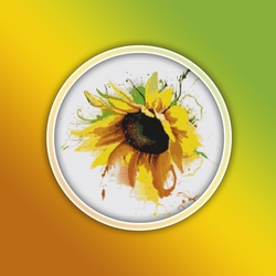 Sunflower 3 Cross Stitch Pattern