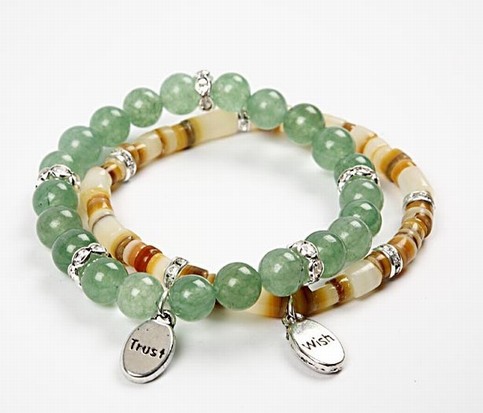 Bracelets with Natural Stone Beads - 109750