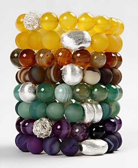 Agate Bead Bracelets