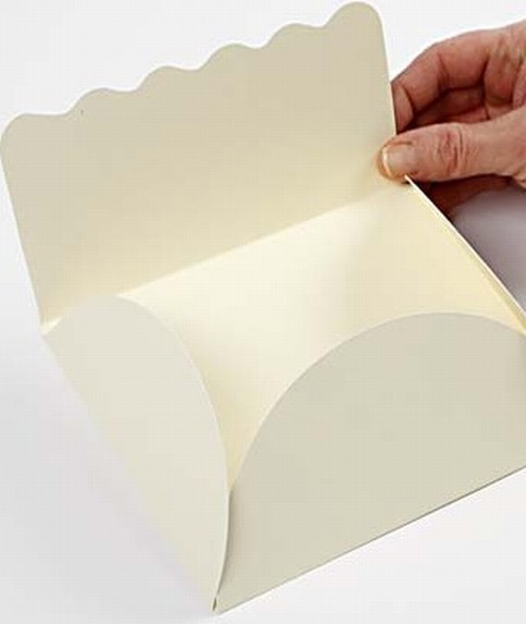 An Envelope using a Fiskars Shape Template