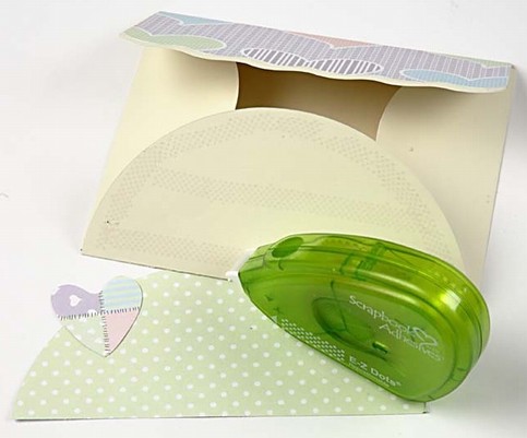 An Envelope using a Fiskars Shape Template