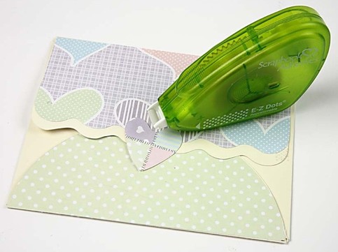 An Envelope using a Fiskars Shape Template