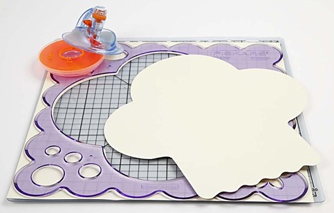 An Envelope using a Fiskars Shape Template