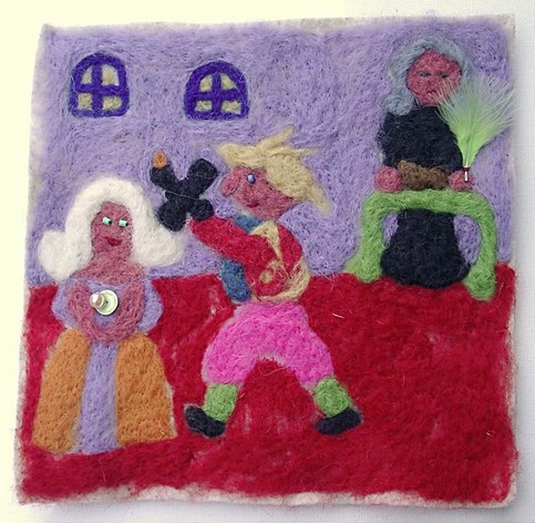 Year 3 Needle Felt Pictures