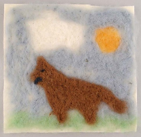 Year 3 Needle Felt Pictures