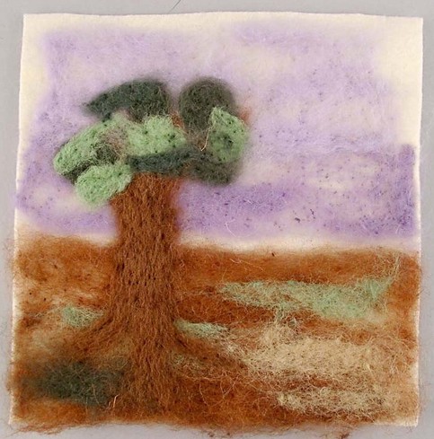 Year 3 Needle Felt Pictures