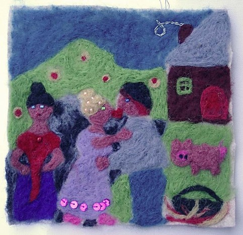 Year 3 Needle Felt Pictures