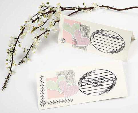 Make a Card with a stamped Design