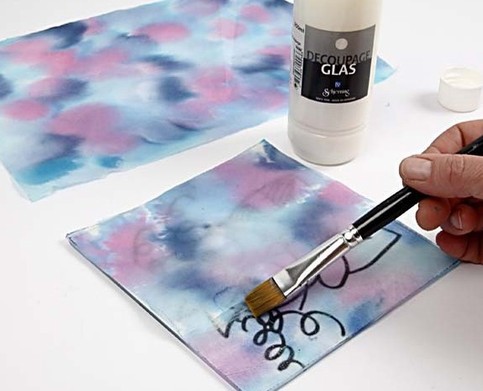 Glass Pictures with Watercolour