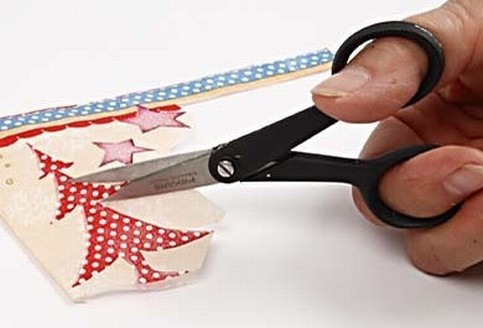 A Heart Shaped Dish with Napkin Decoupage