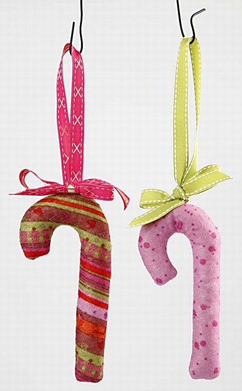 Candy Canes made from Felt