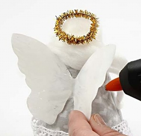 A Cone Angel made from Felt