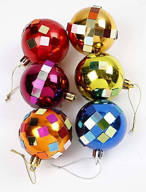 Decorated Christmas Baubles