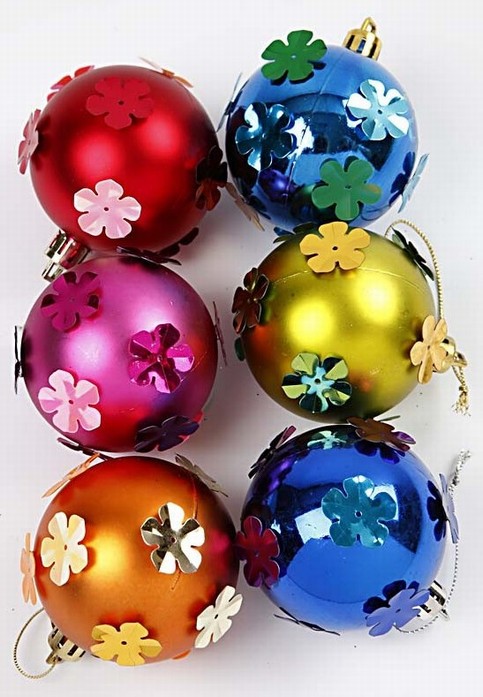 Decorated Christmas Baubles