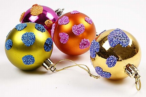 Decorated Christmas Baubles