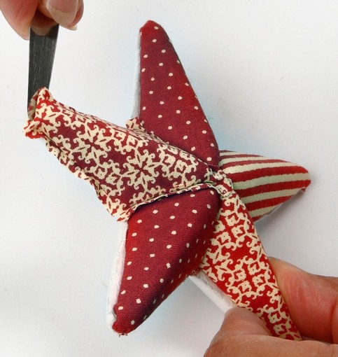 A Polystyrene Star with Fabric