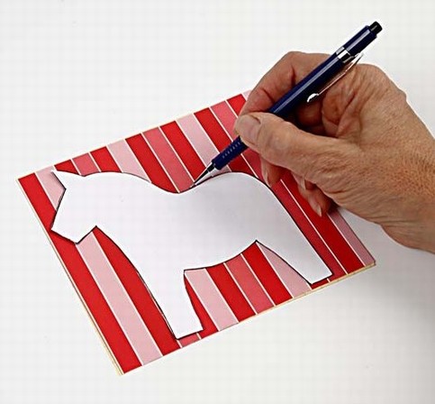 A Paper Horse for Hanging