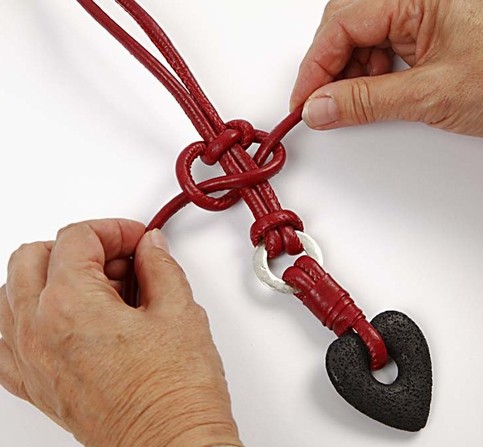 A Lava Heart on Design Cord