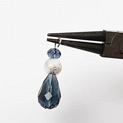 Earrings with Faceted Beads