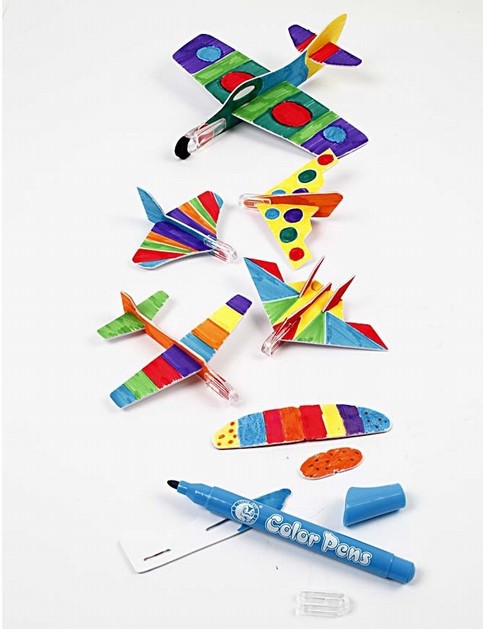 Airplanes with Colortime Markers