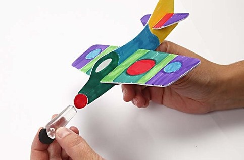 Airplanes with Colortime Markers