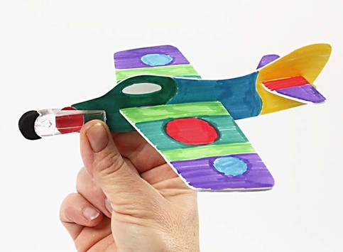 Airplanes with Colortime Markers