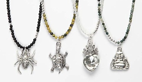 Thin Necklaces with a Pendant