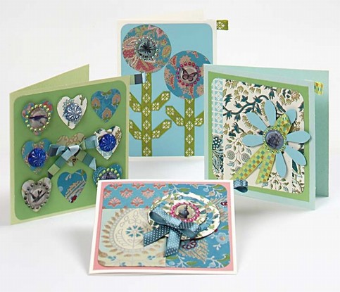 Multi Patterned Greeting Cards