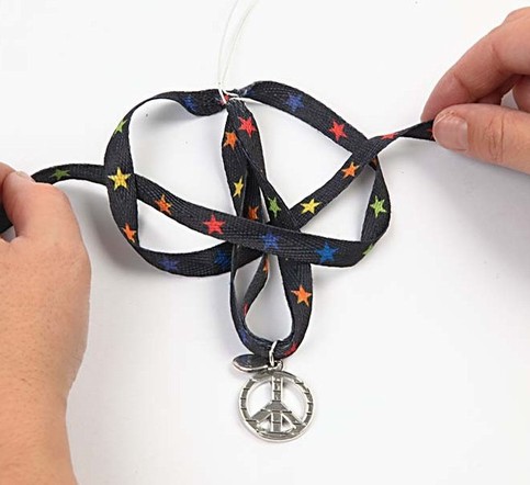 Key Rings with Shoe Laces
