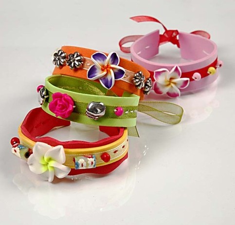 Bracelets made from Foam Rubber