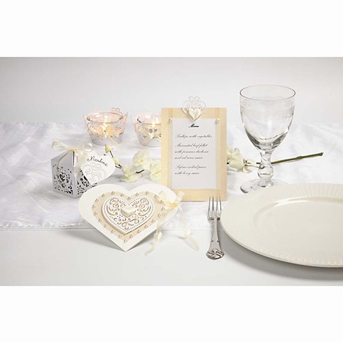 A Wedding Invitation and Table Decoration