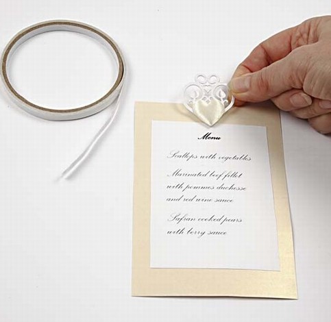 A Wedding Invitation and Table Decoration