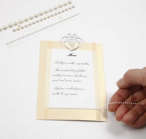 A Wedding Invitation and Table Decoration