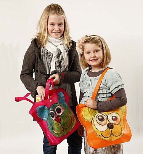 Brightly Coloured Bags