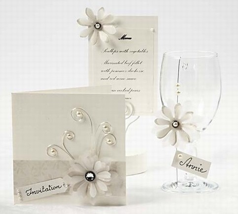 Cream Cards with Vellum Paper Flowers