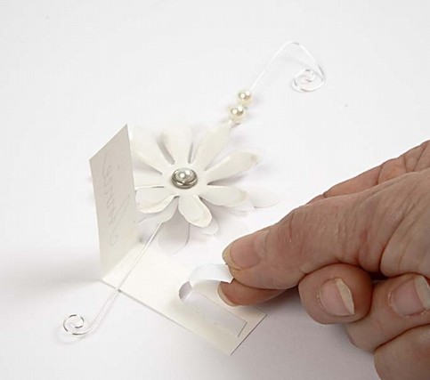 Cream Cards with Vellum Paper Flowers