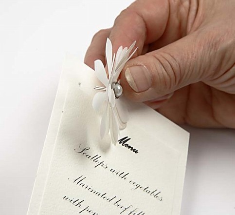 Cream Cards with Vellum Paper Flowers