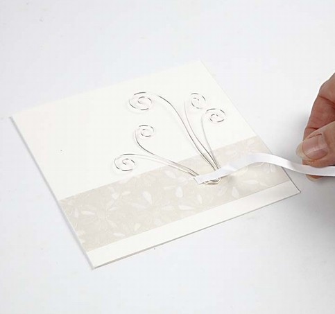 Cream Cards with Vellum Paper Flowers