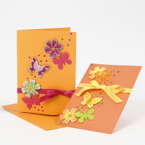 Greeting Cards in warm Colours