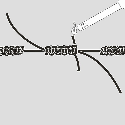 A braided Bracelet with a Toggle Clasp