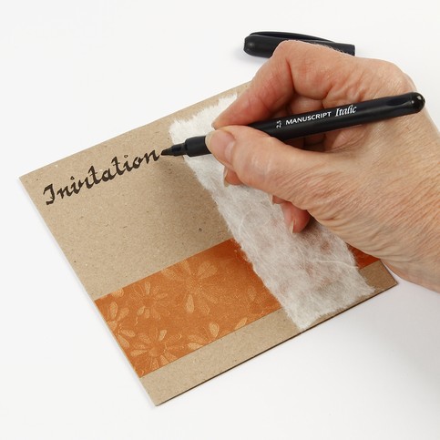Greeting Cards with Paper Concept