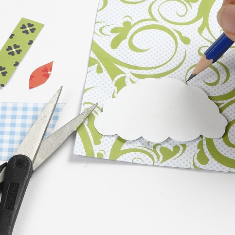 A Greeting Card with a Cup Cake