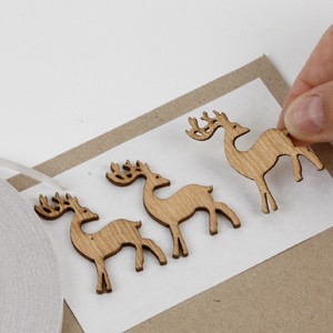 A Card with Reindeer