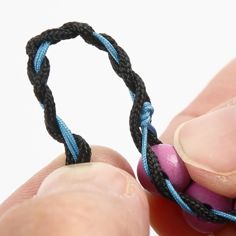 A Bracelet with Wooden Beads