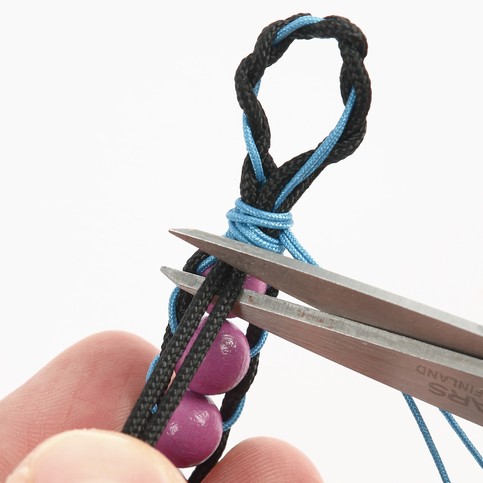 A Bracelet with Wooden Beads