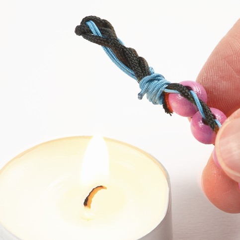 A Bracelet with Wooden Beads